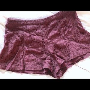 Cute maroon shorts